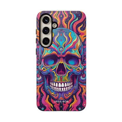 Flaming Skull Samsung S24 Plus Case - Tough