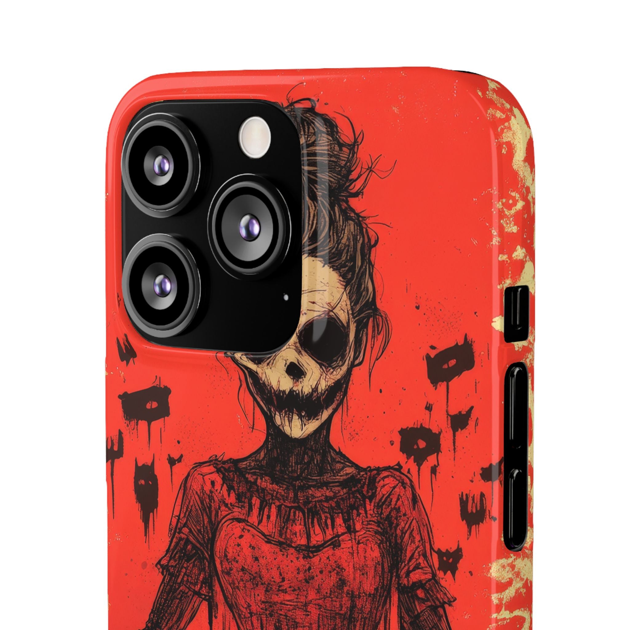 Haunting Scarlet Descent iPhone 13 - Slim Phone Case