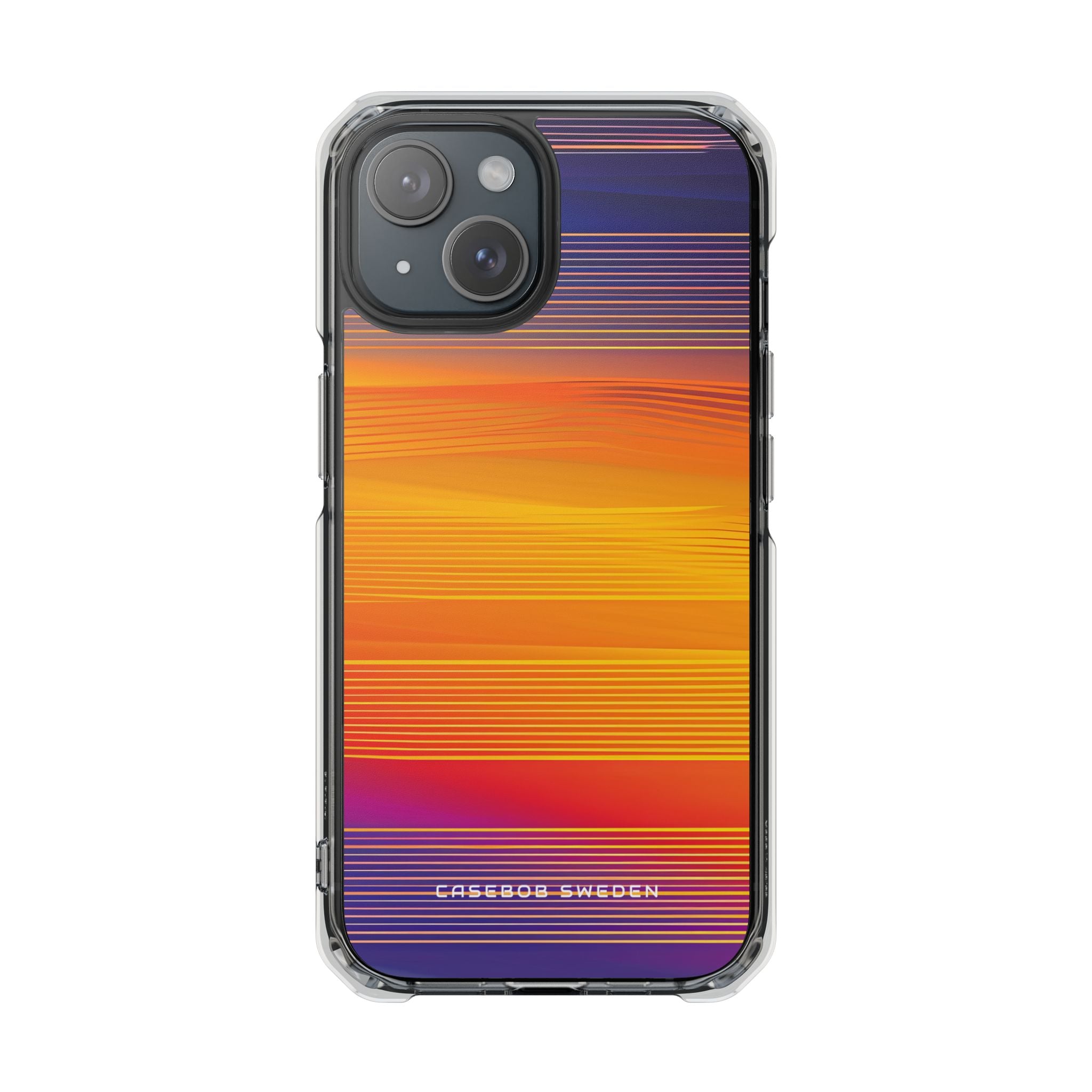 Gradient Sunset Flow iPhone 15 - Clear Impact Phone Case