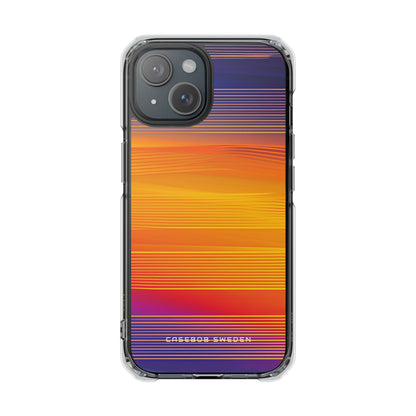 Gradient Sunset Flow iPhone 15 - Clear Impact Phone Case