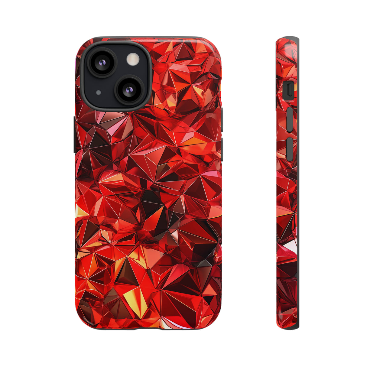 Geometric Red Fusion - Schutzhülle fürs Handy