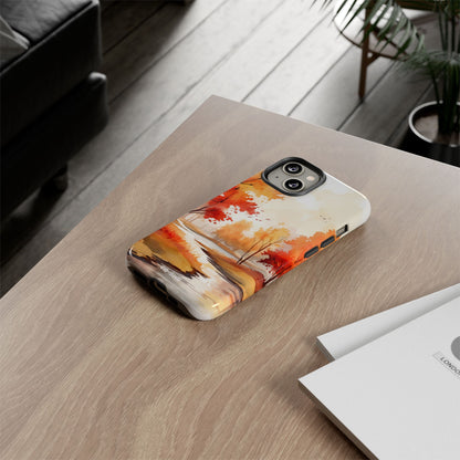 Autumn Leaves Dance - iPhone Case