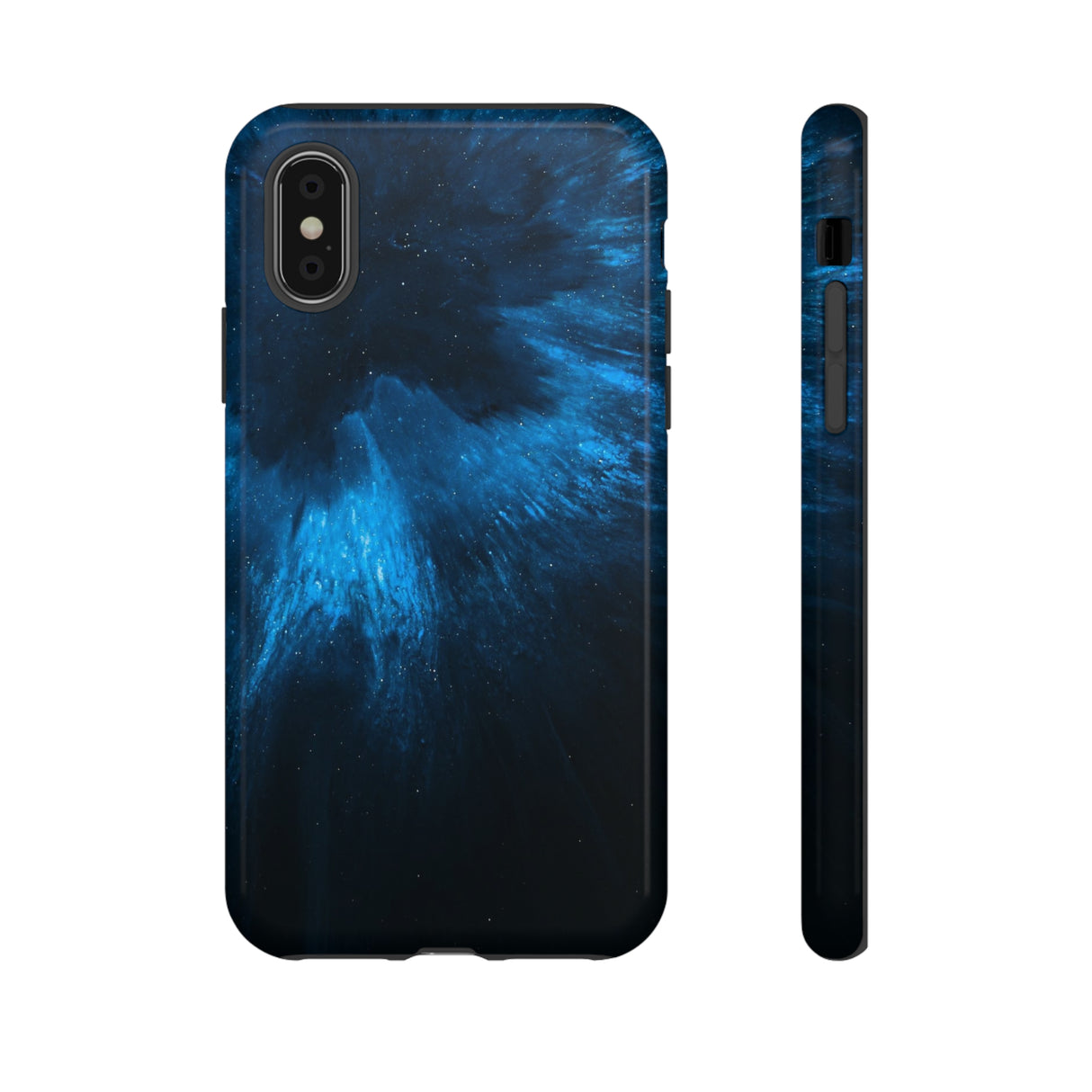 Deep Space Ink Art iPhone Case (Protective) iPhone X Glossy Phone Case