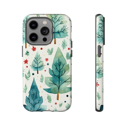 Joyful Evergreen Dance - iPhone Case