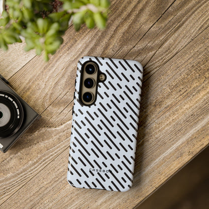 Monochrome Dash - Protective Phone Case