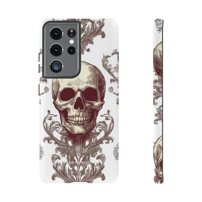 Gothic Skulls and Ornate Foliage  Samsung S21 - Tough Phone Case