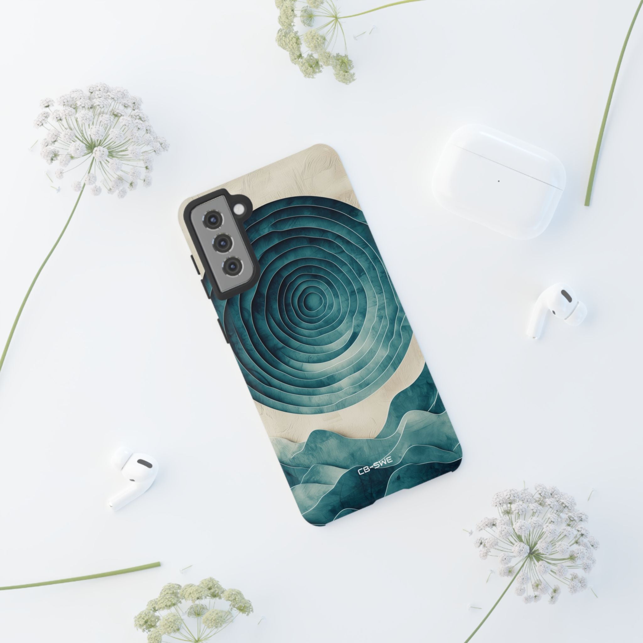 Waves Embrace Circles - Samsung Case