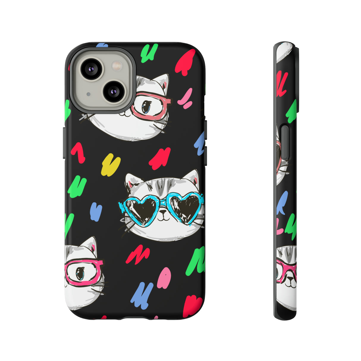 Cat Coloring - Protective Phone Case