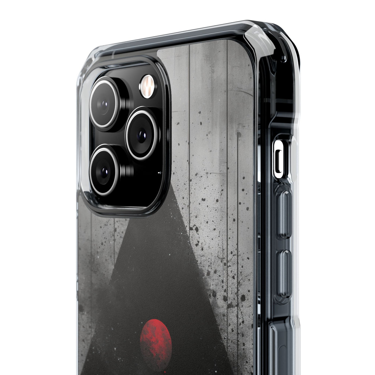 Grunge Geometry - Phone Case for iPhone (Clear Impact - Magnetic)