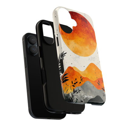 Sun Illuminates Mountains - iPhone Case