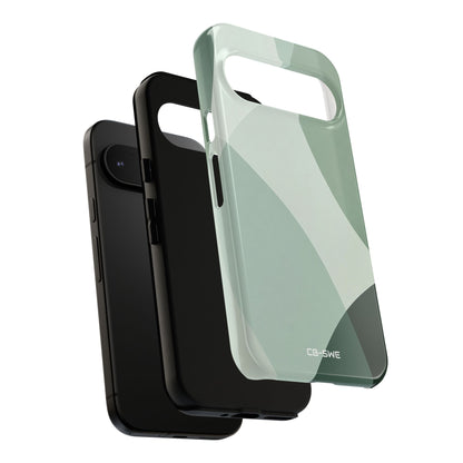 Flowing Green Harmony - Google Pixel Case
