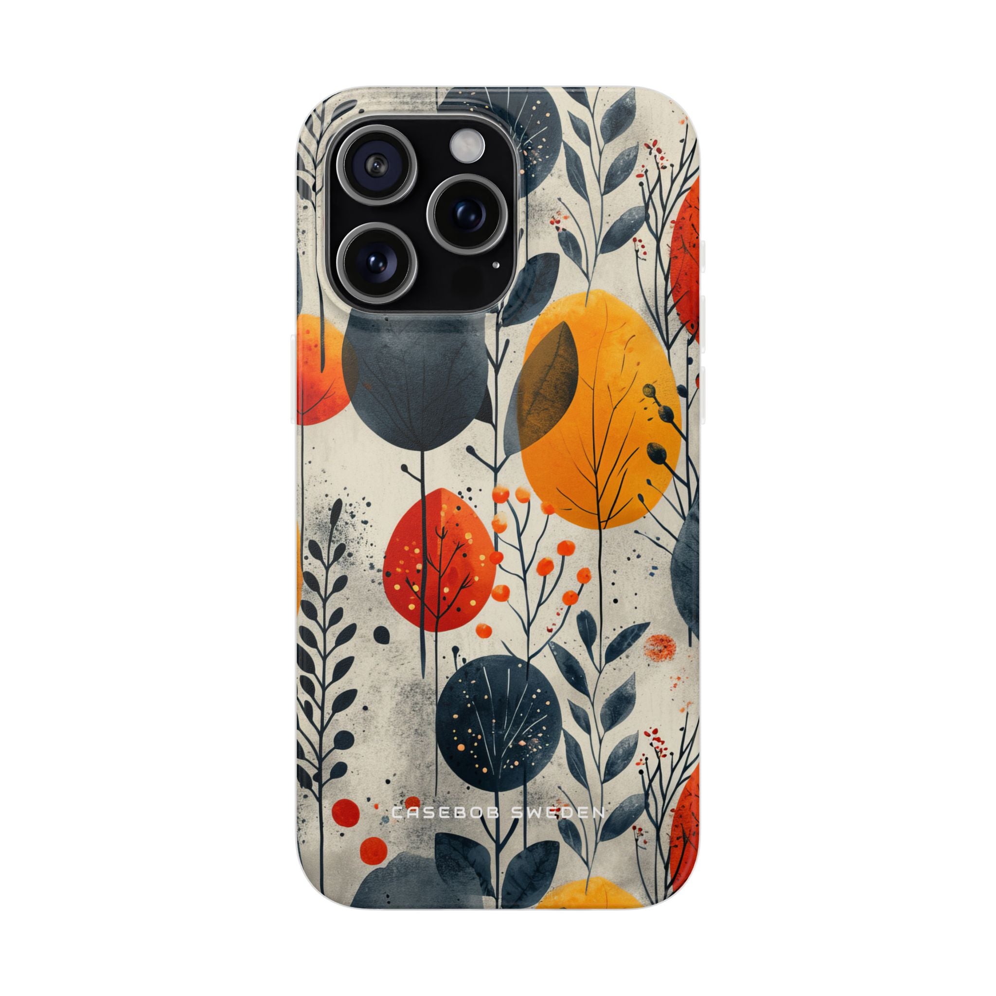 Vibrant Leaf Harmony iPhone 15 - Flexi Phone Case