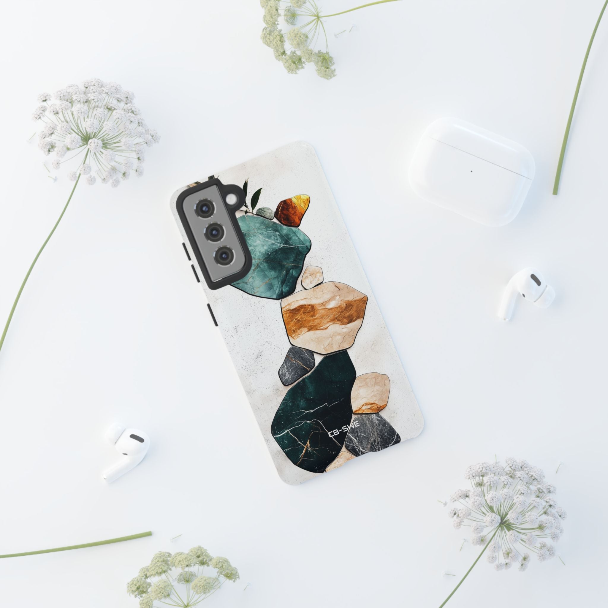 Stone Shapes Embrace - Samsung Case