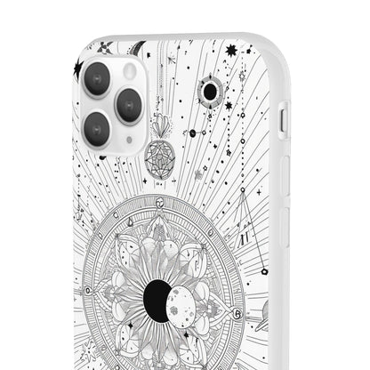 Celestial Mandala Mystique | Flexible Phone Case for iPhone