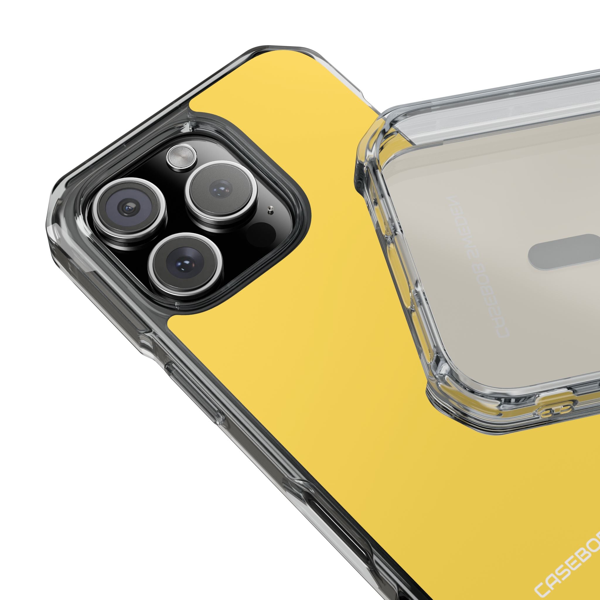 Mustard Yellow - Clear Impact iPhone 16 Phone Case