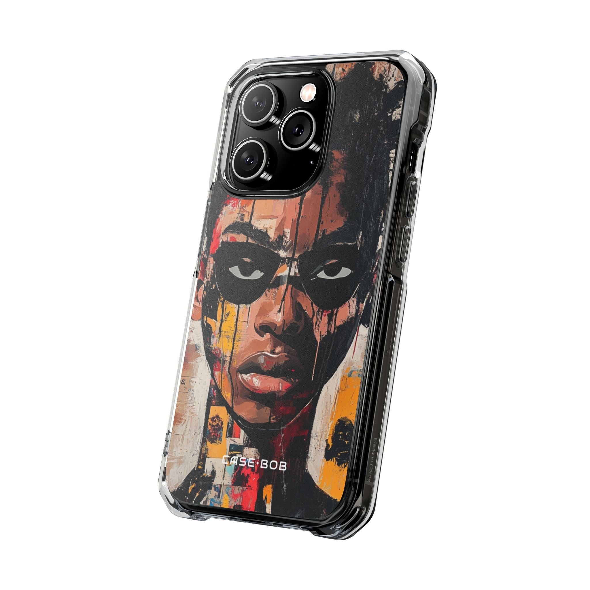 Masked Portrait Drips iPhone 14 Pro Case - Impact