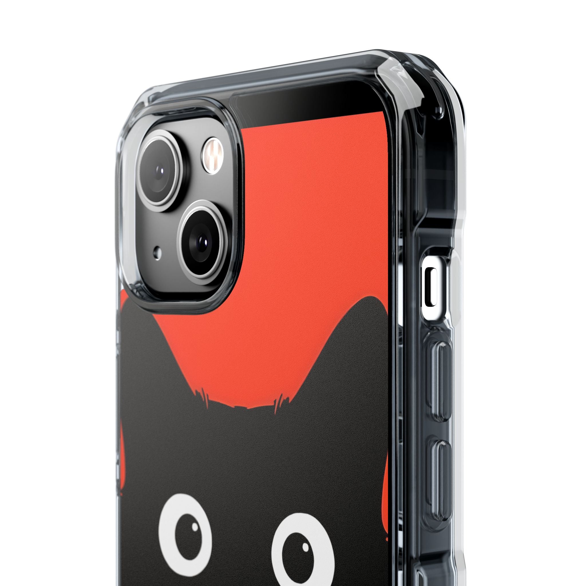 Peekaboo Cat Crimson iPhone 14 Case - Impact