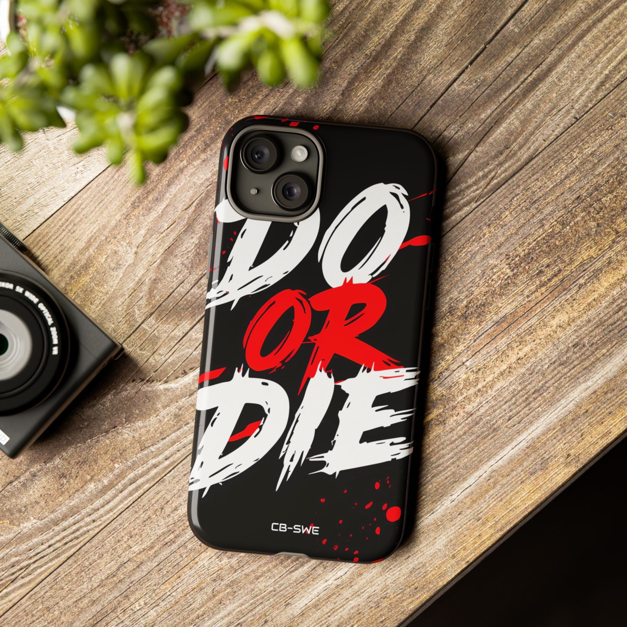 Intense Typography Contrast - iPhone Case