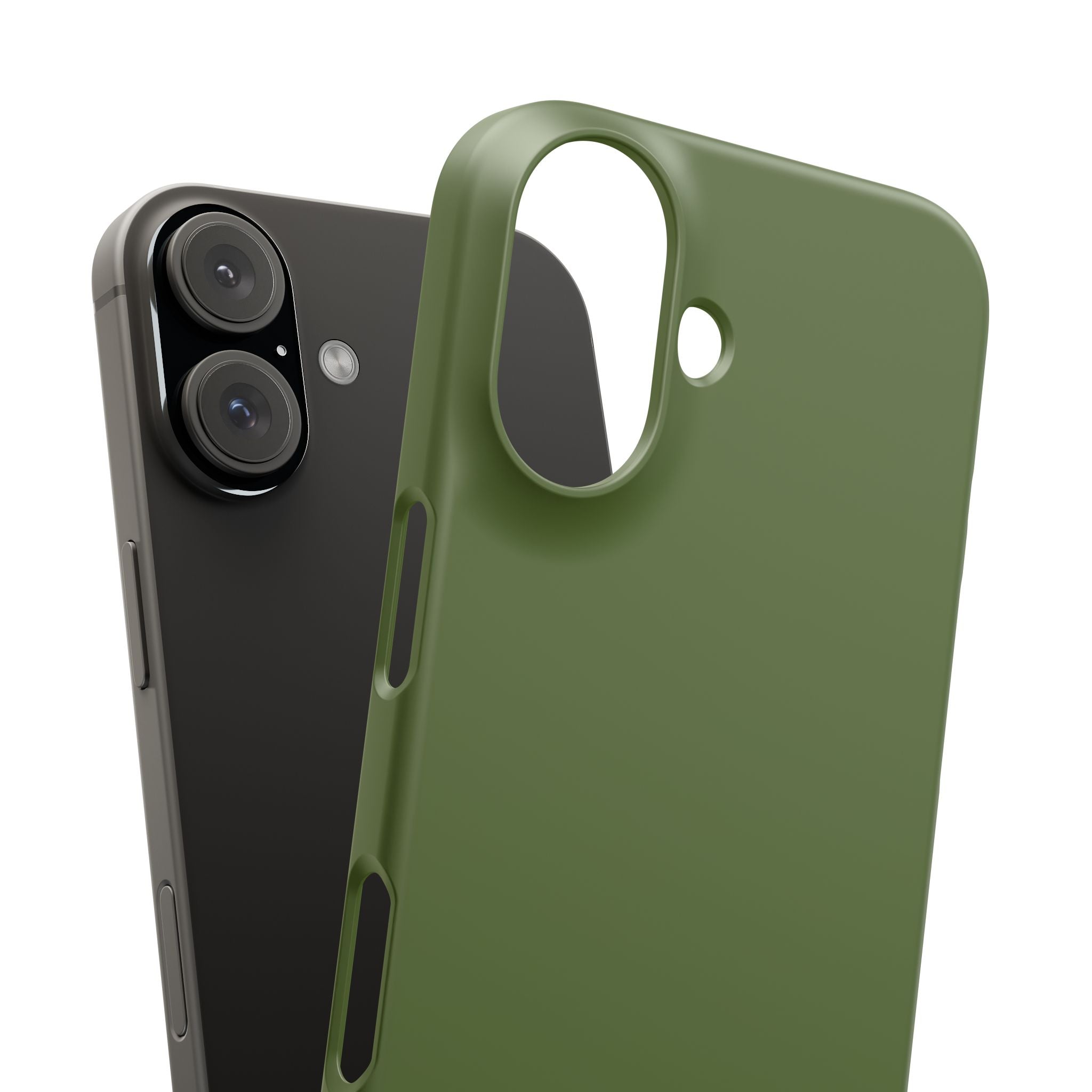 Dark Olive Green iPhone 16 - Slim Phone Case