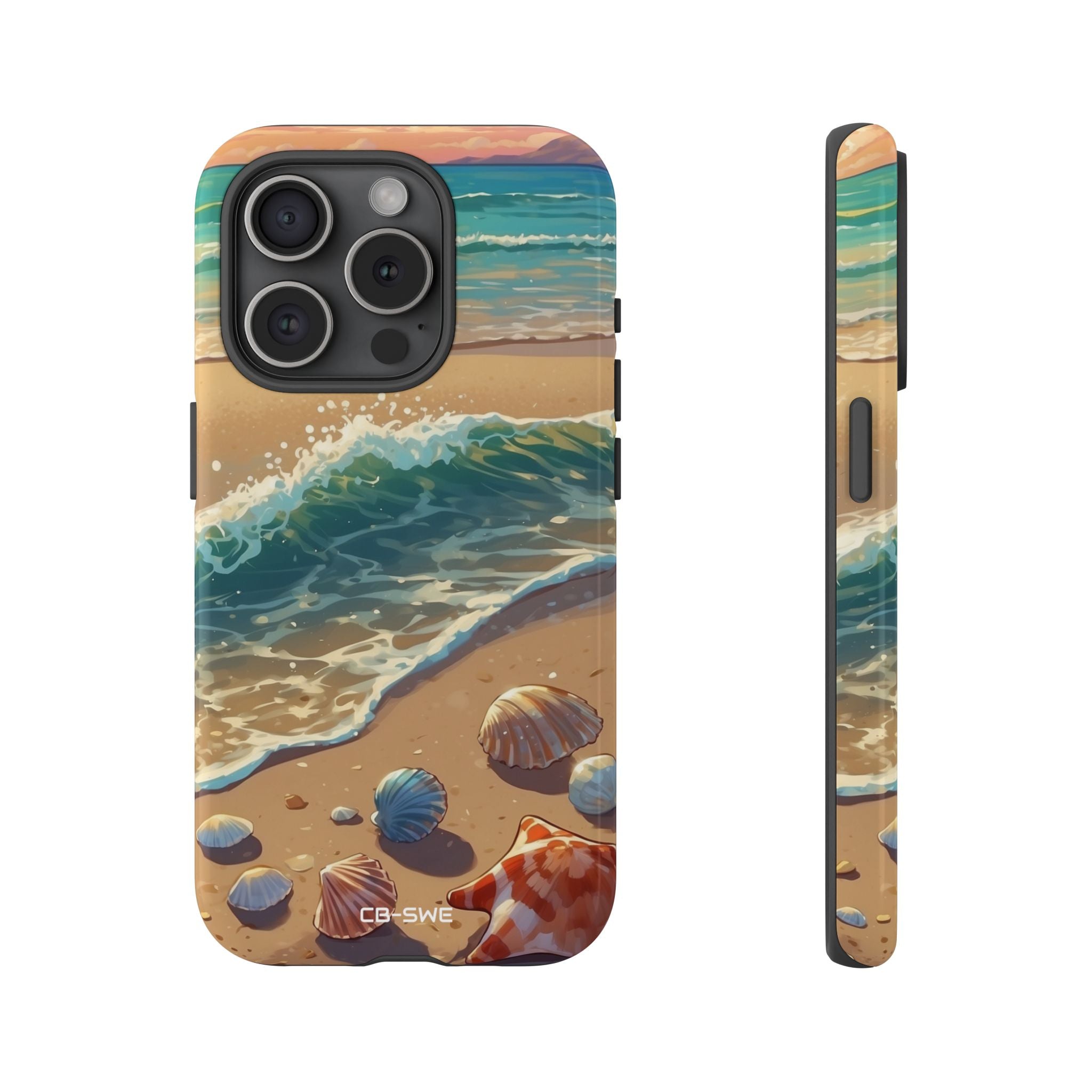 Seashells Kiss Shore - iPhone Case