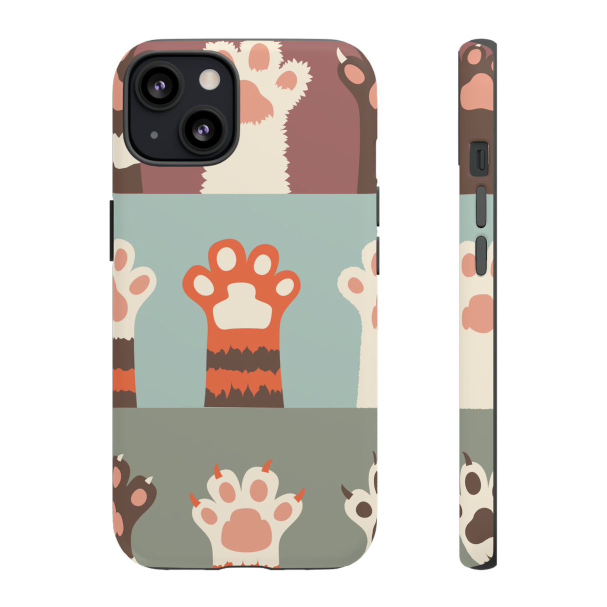 Vintage Cat Paw - Protective Phone Case