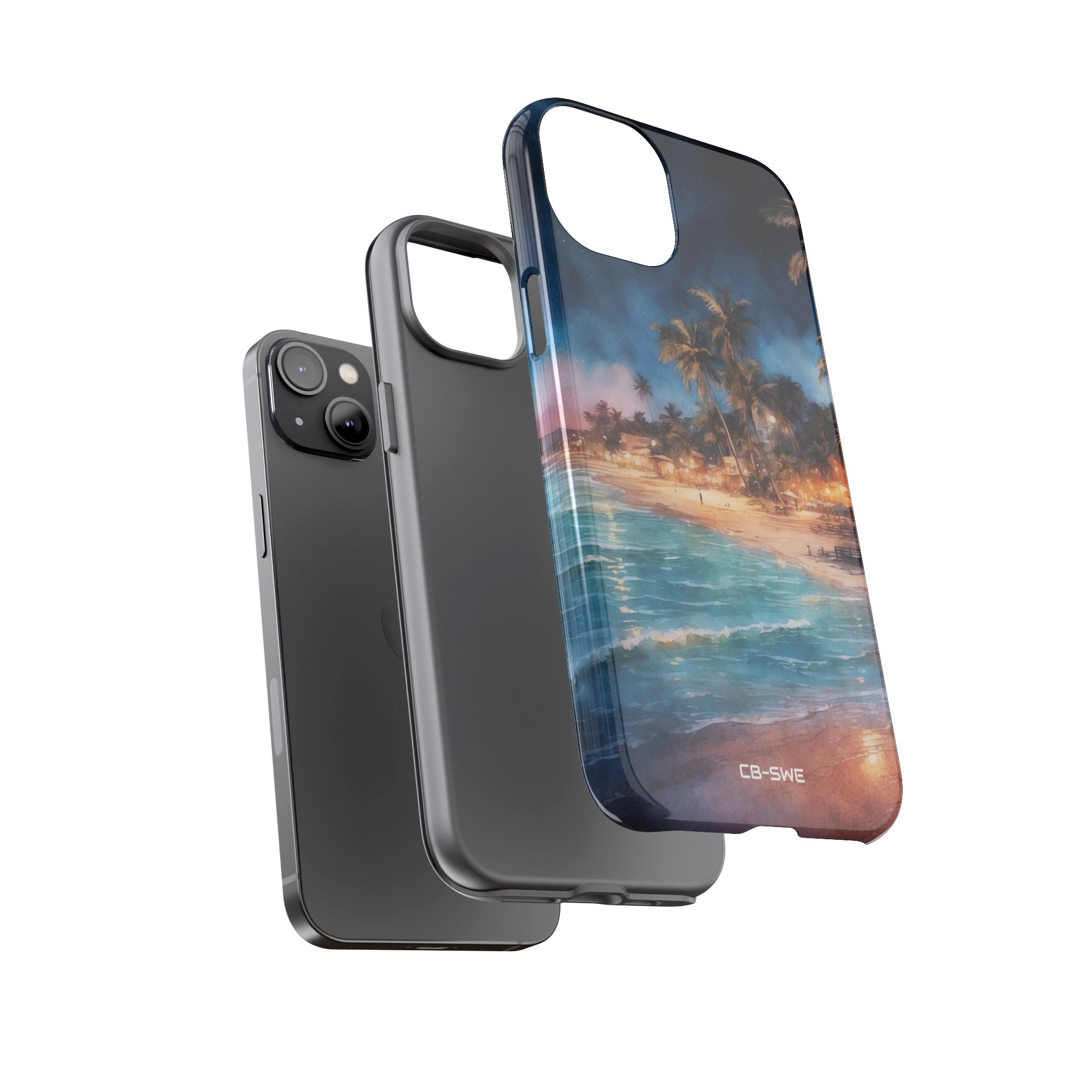 Moonlight Dances Water - iPhone Case