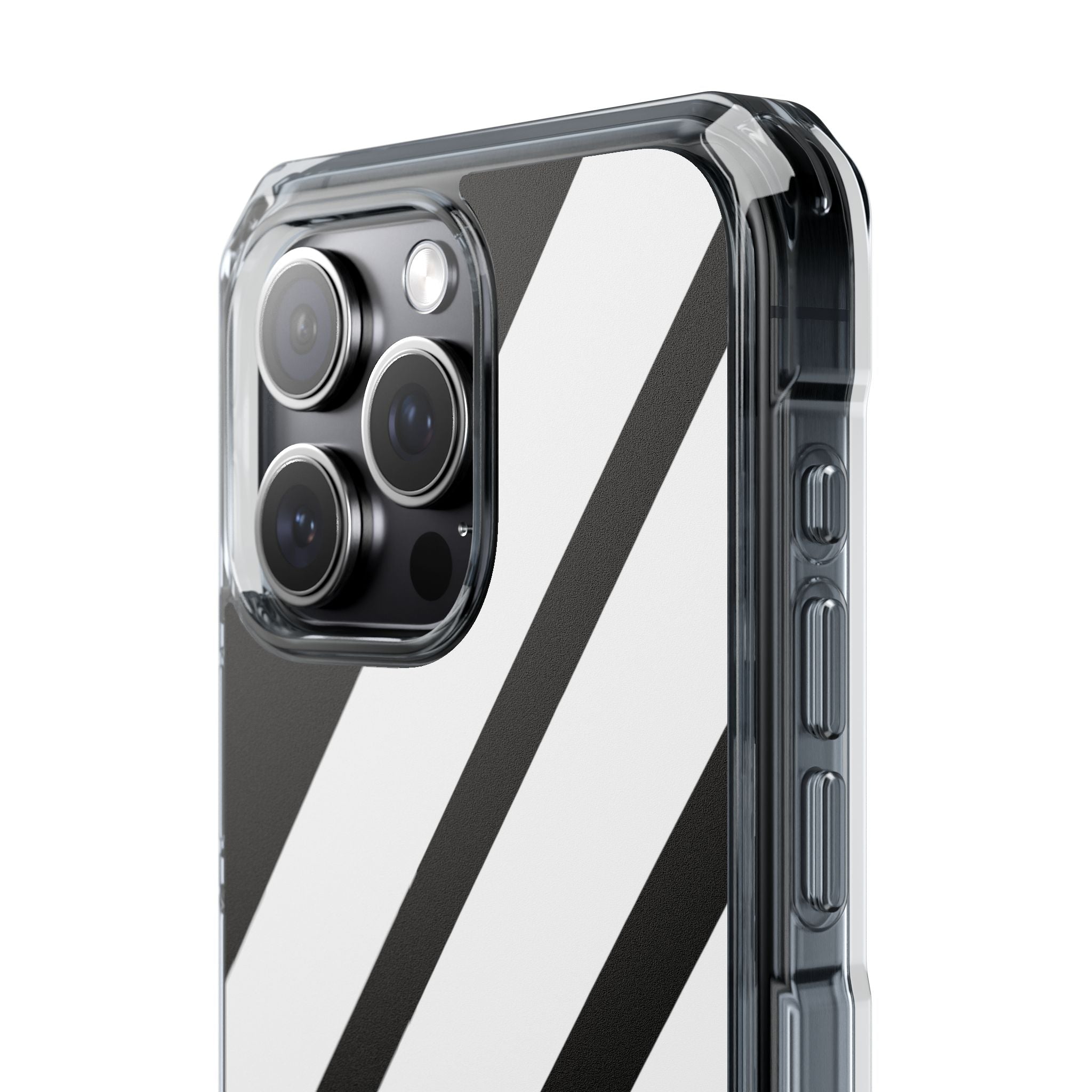 Monochrome Diagonal Symmetry iPhone Case - Impact
