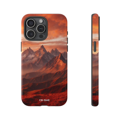 Mountain Peaks Glowing - iPhone Case