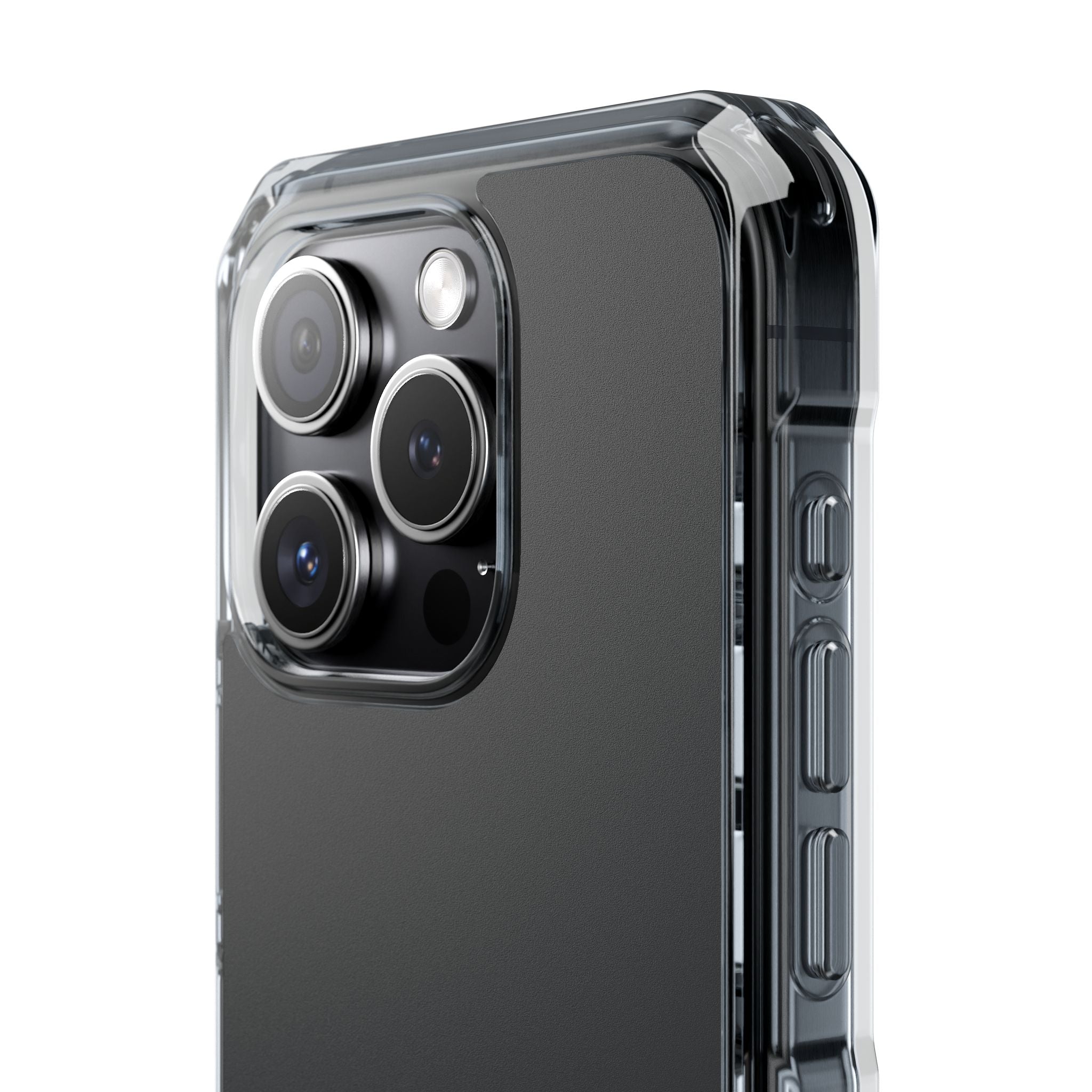 Graphite Black - Clear Impact iPhone 15 Phone Case