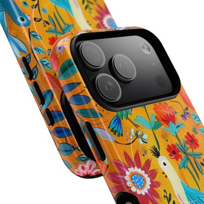 Colorful Birds Bloom iPhone 17 Pro Case - Tough+