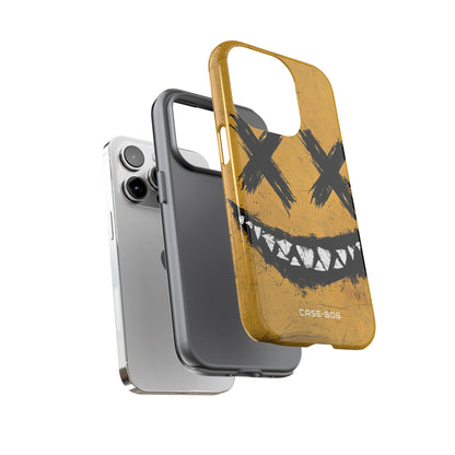 Jagged Smile Yellow iPhone 14 Pro Case - Tough