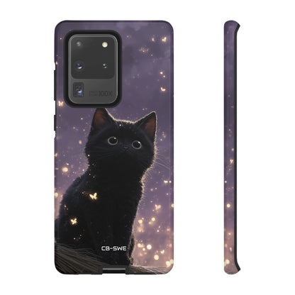 Whimsical Cat Soars - Samsung Case