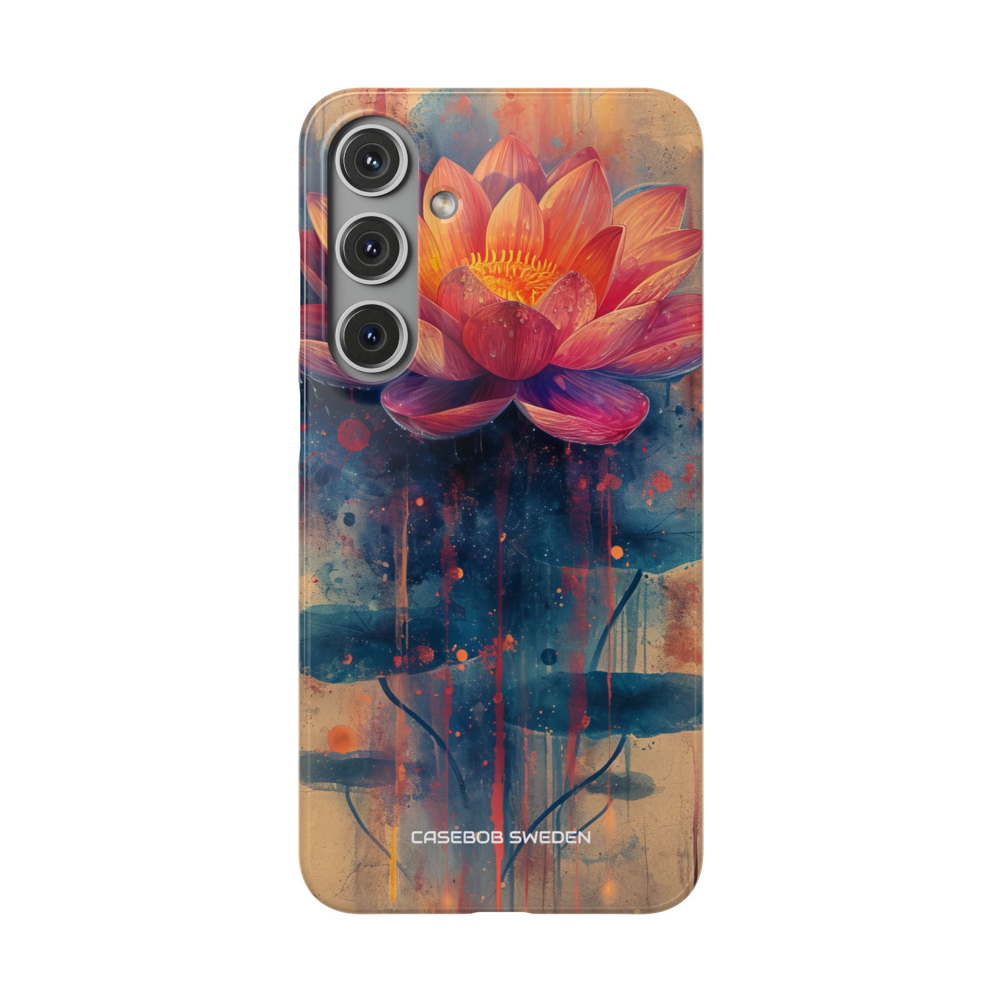 Lotus Blossom Art - Slim Samsung S24 Phone Case