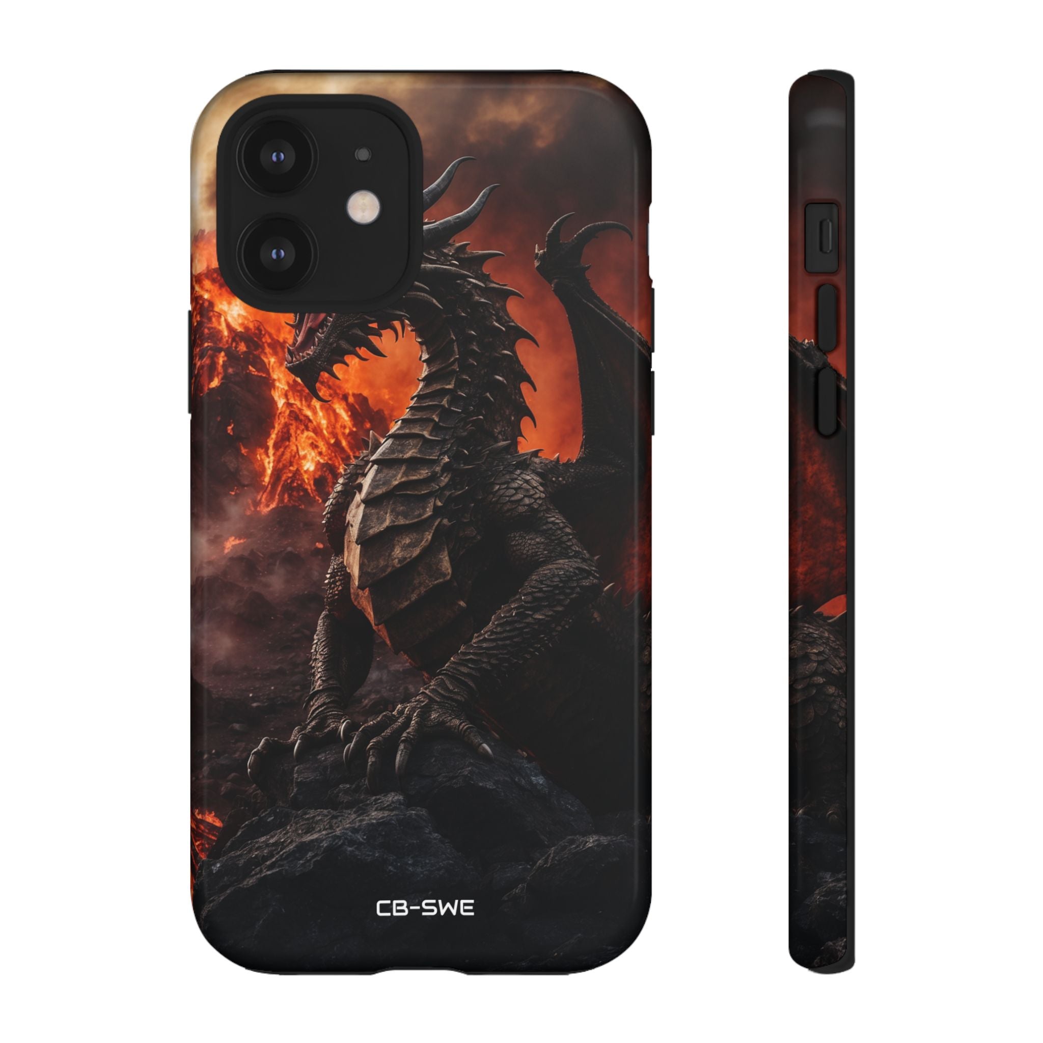 Fiery Dragon Soars - iPhone Case