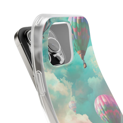 Pastel Balloon Adventure - Flexi iPhone 16 Phone Case