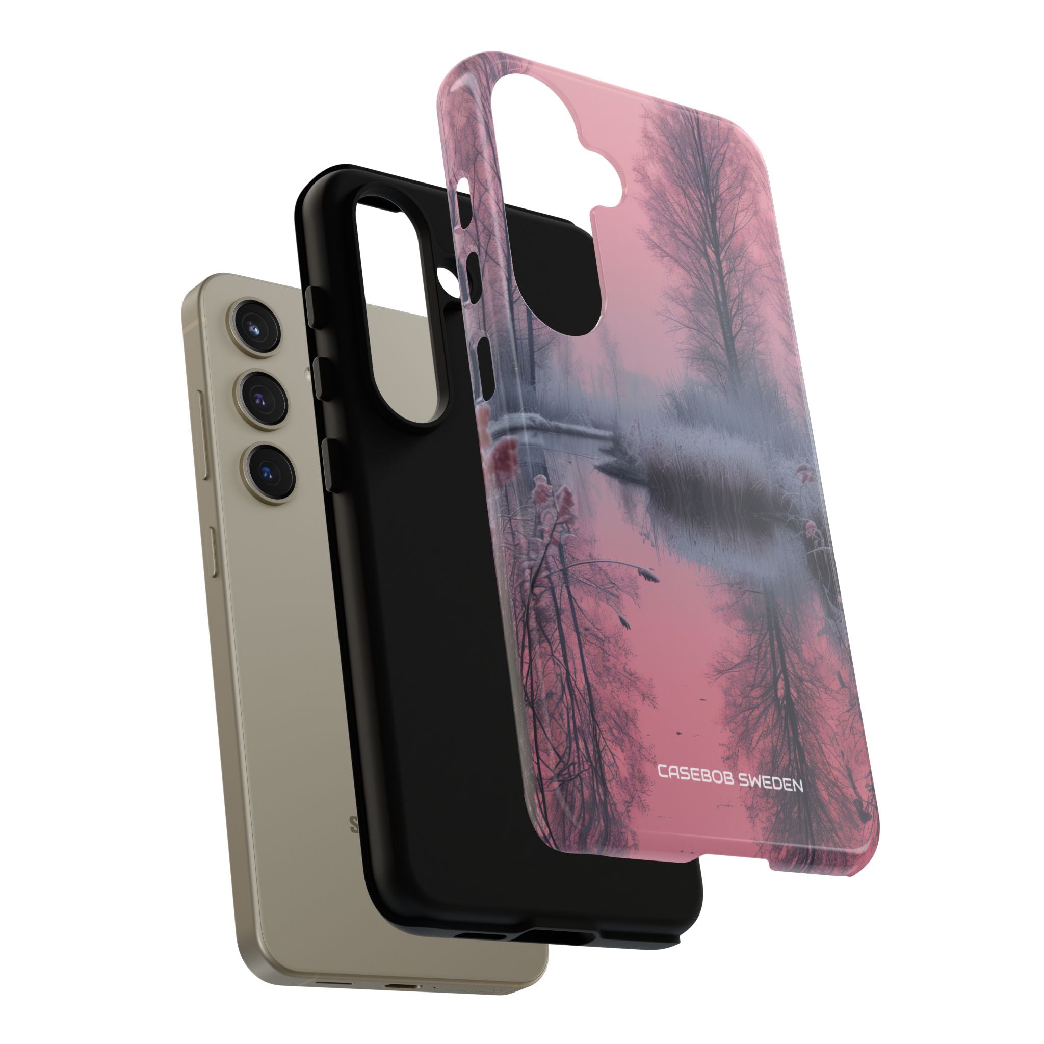 Pink Serenity Case - Tough Samsung S24 Phone Case