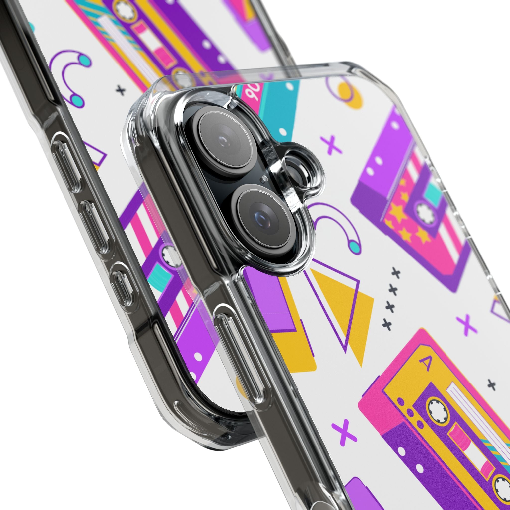 Retro Cassette Chaos iPhone Case - Impact