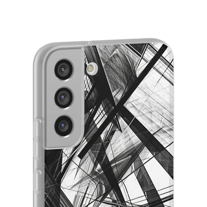 Monochrome Chaos | Flexible Phone Case for Samsung Galaxy