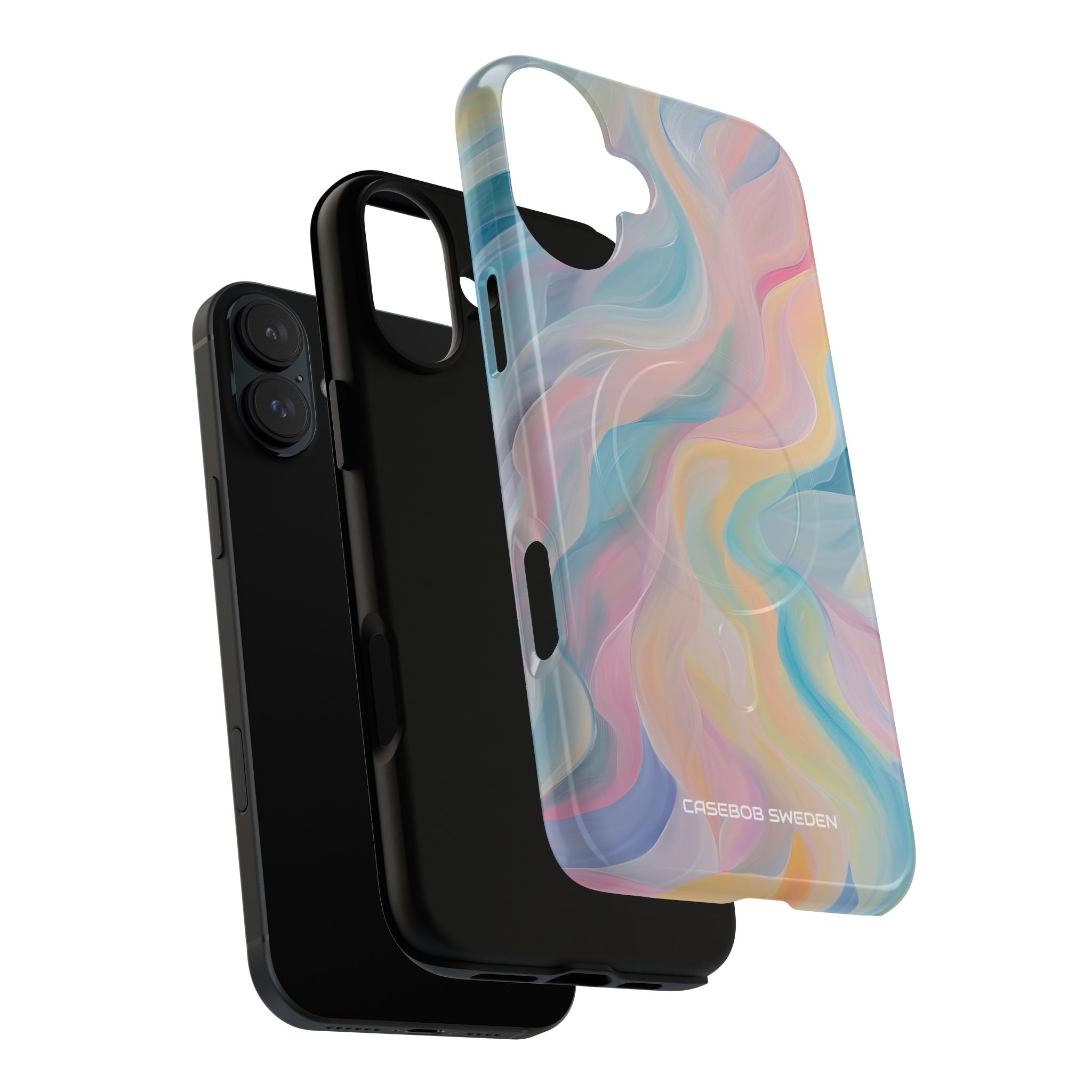 Dreamy Pastel Swirls - Tough + MagSafe® iPhone 16 Phone Case