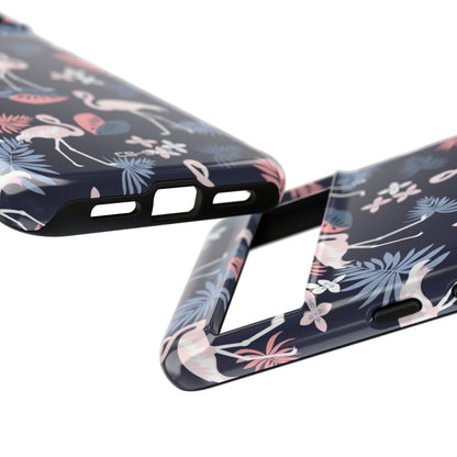 Flamingos Dance Playfully - Google Pixel Case