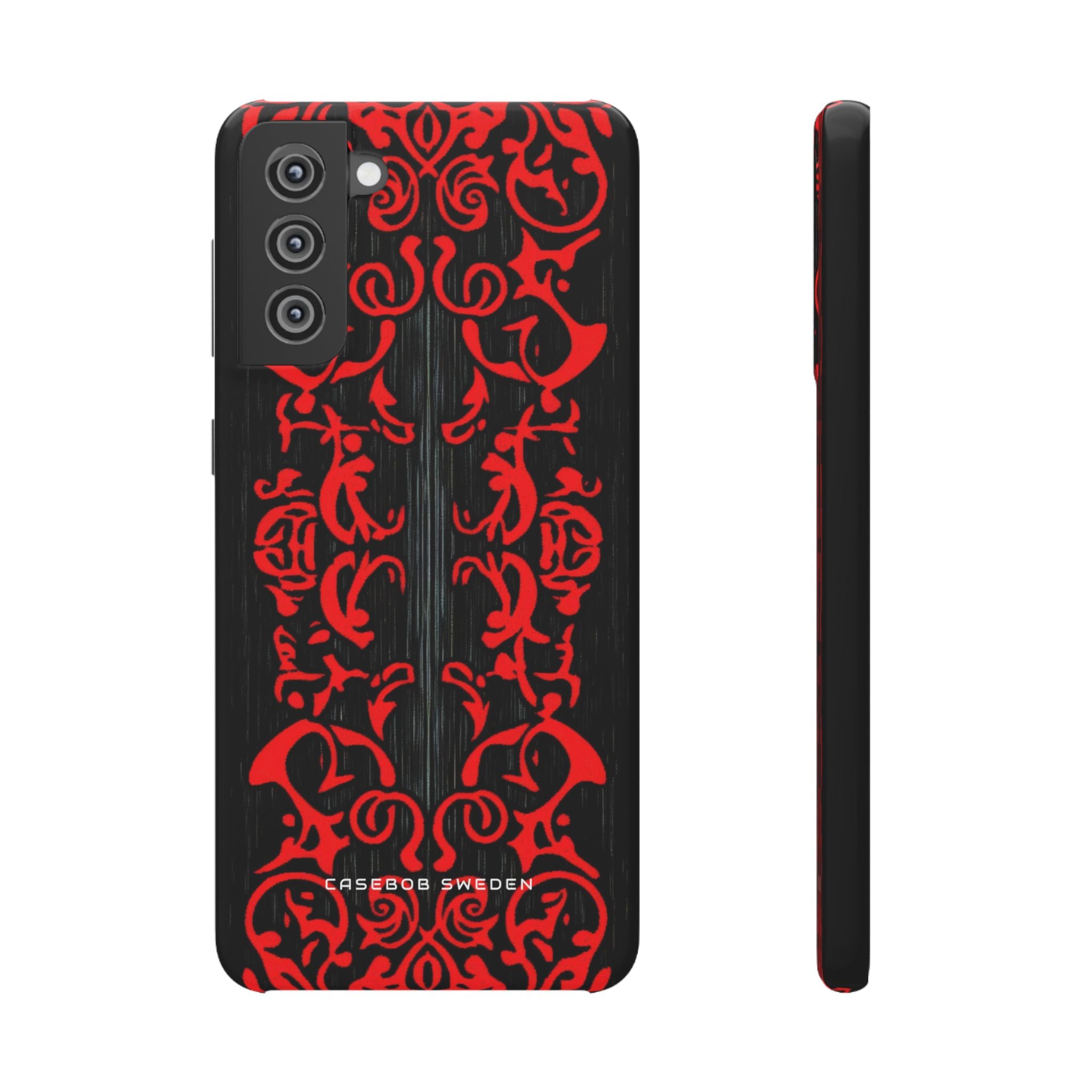 Gothic Crimson Symmetry Samsung S21 - Slim Phone Case