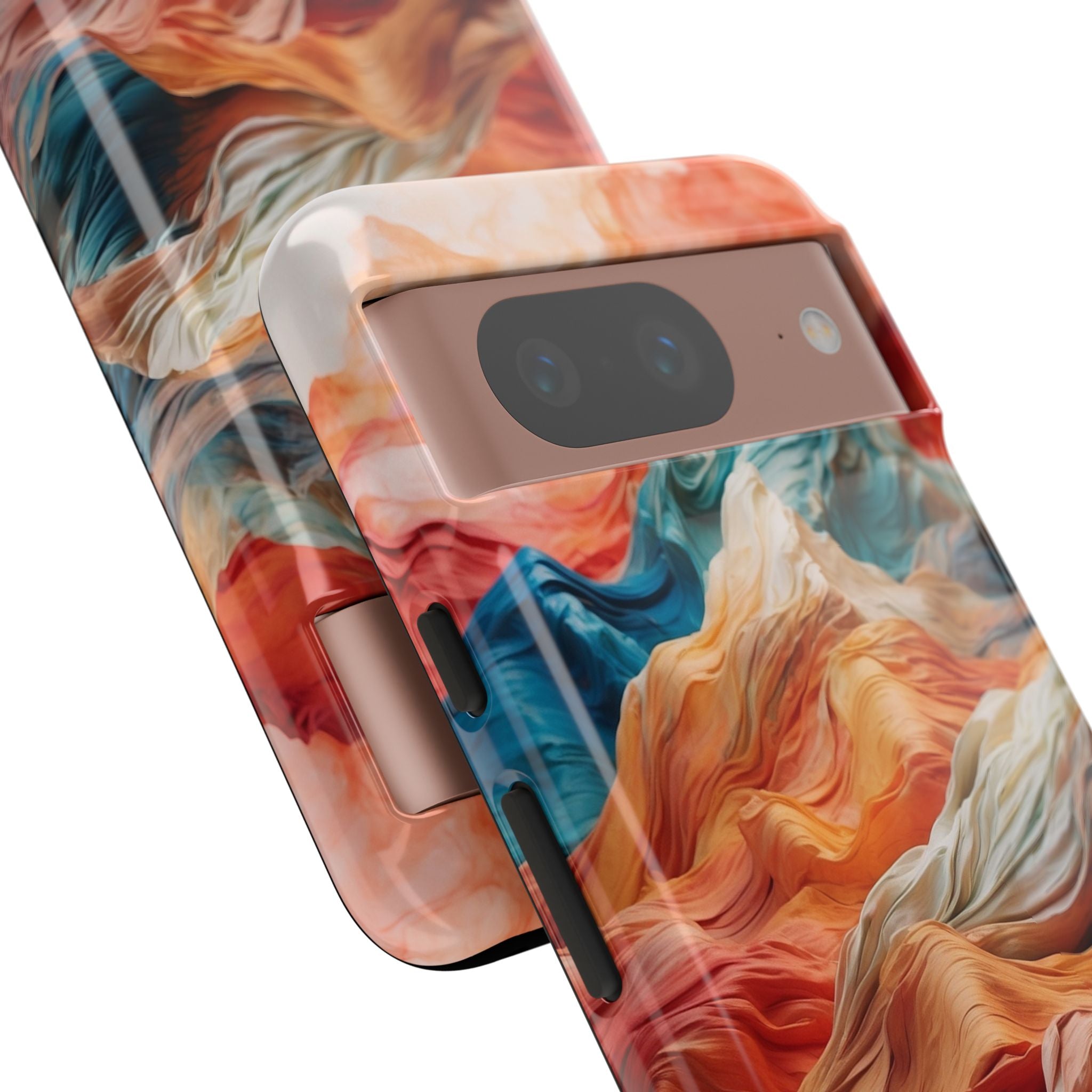 Fabric Peaks Cream Google Pixel 8 Case - Tough