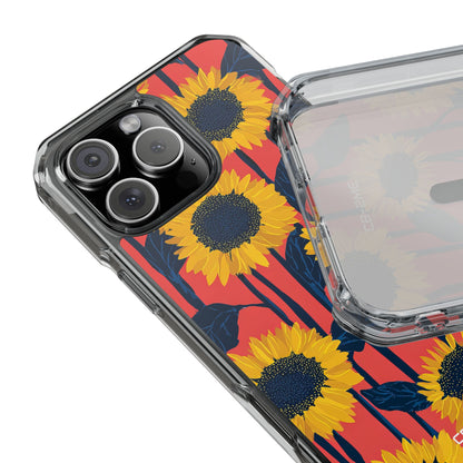 Vibrant Sunflower Rhythm iPhone Case - Impact