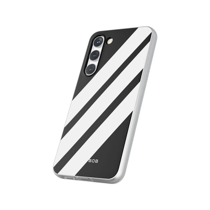 Diagonal Bands Noir Samsung S23 Plus Case - Soft