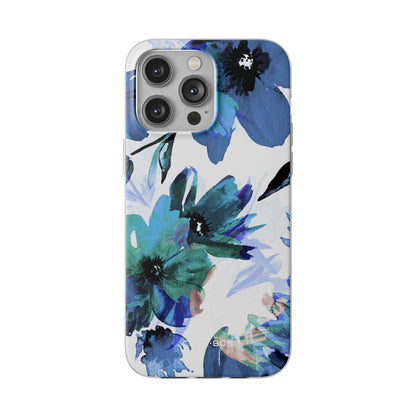 Blue Blossom Radiance iPhone 14 Pro Max Case - Soft