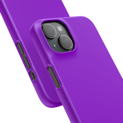 Dark Violet iPhone 15 - Slim Phone Case