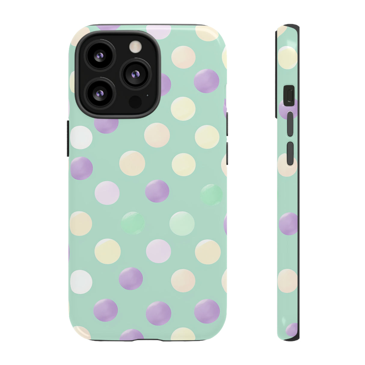 Pastel Dot Delight - Schutzhülle fürs Handy