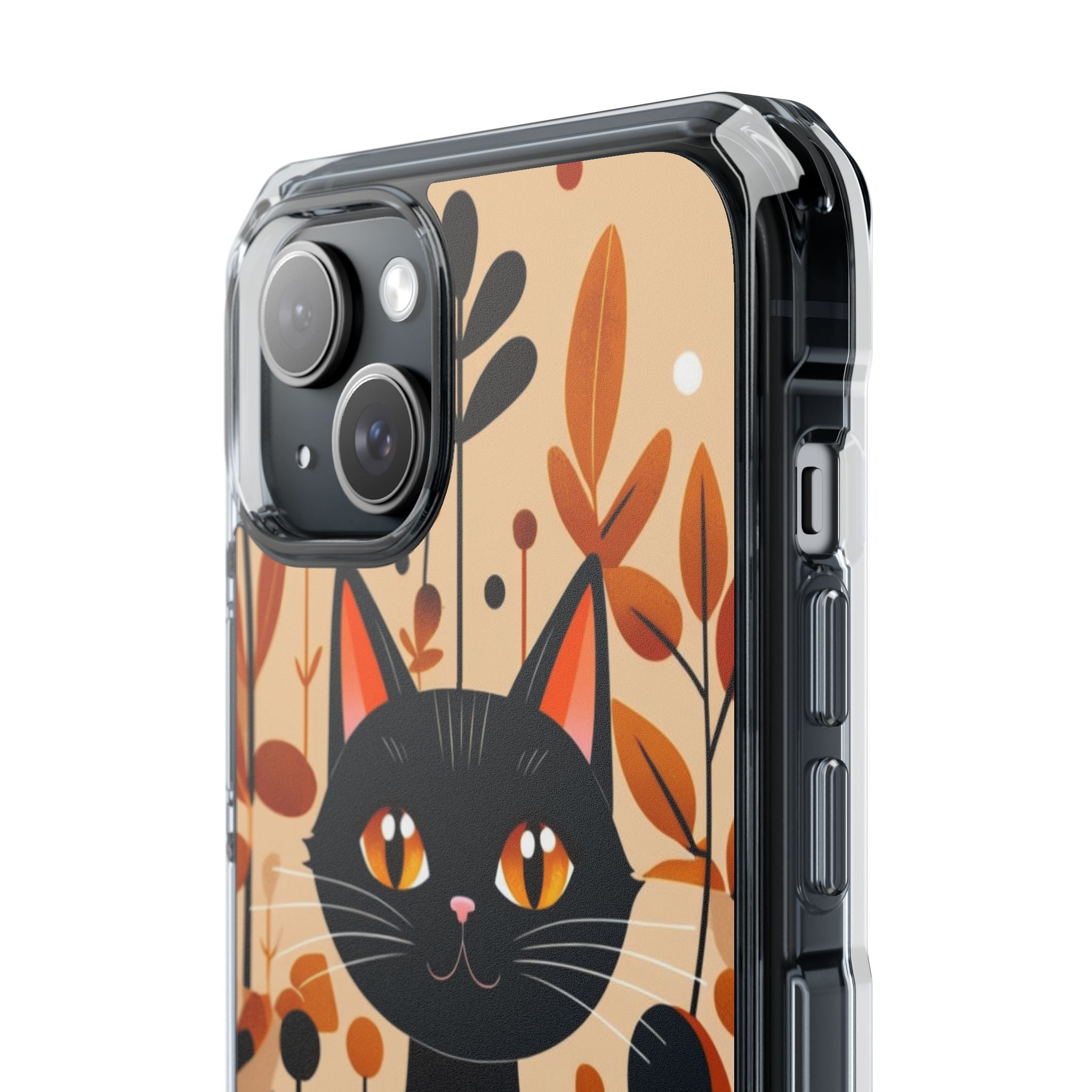 Autumnal Cat Whimsy iPhone Case - Impact