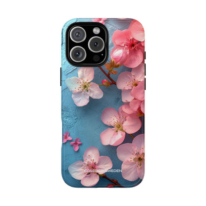 Blossom Serenity Case - Tough iPhone 16 Phone Case