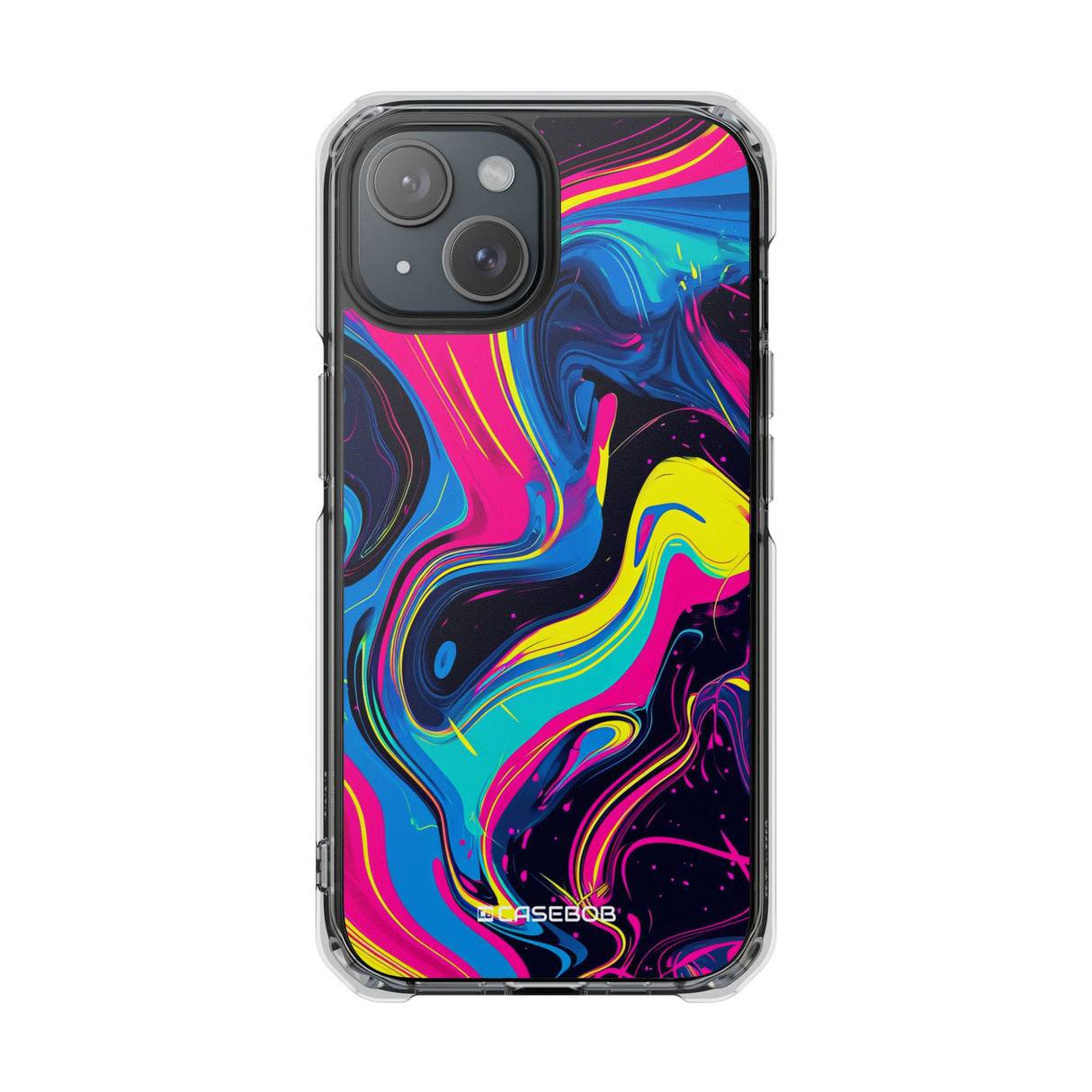 Pantone Neon Patterns | Handyhülle für iPhone (Clear Impact Case – magnetisch)